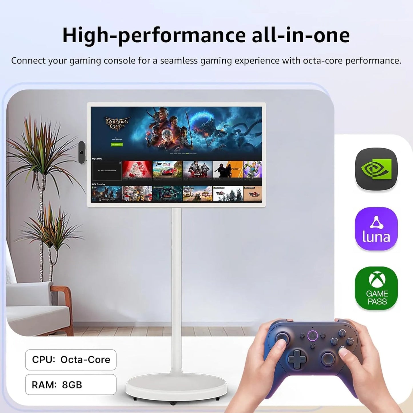 Your Entertainment, Anywhere – 4K Touch TV! ✨