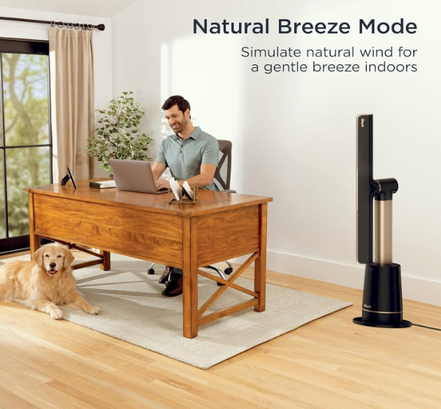 Sleek. Silent. Safe. AirGlide Bladeless Cooling Redefined.