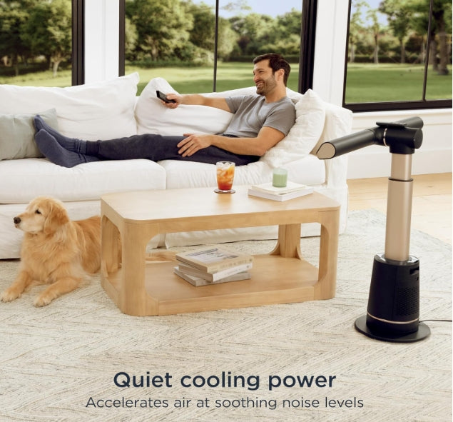 Sleek. Silent. Safe. AirGlide Bladeless Cooling Redefined.